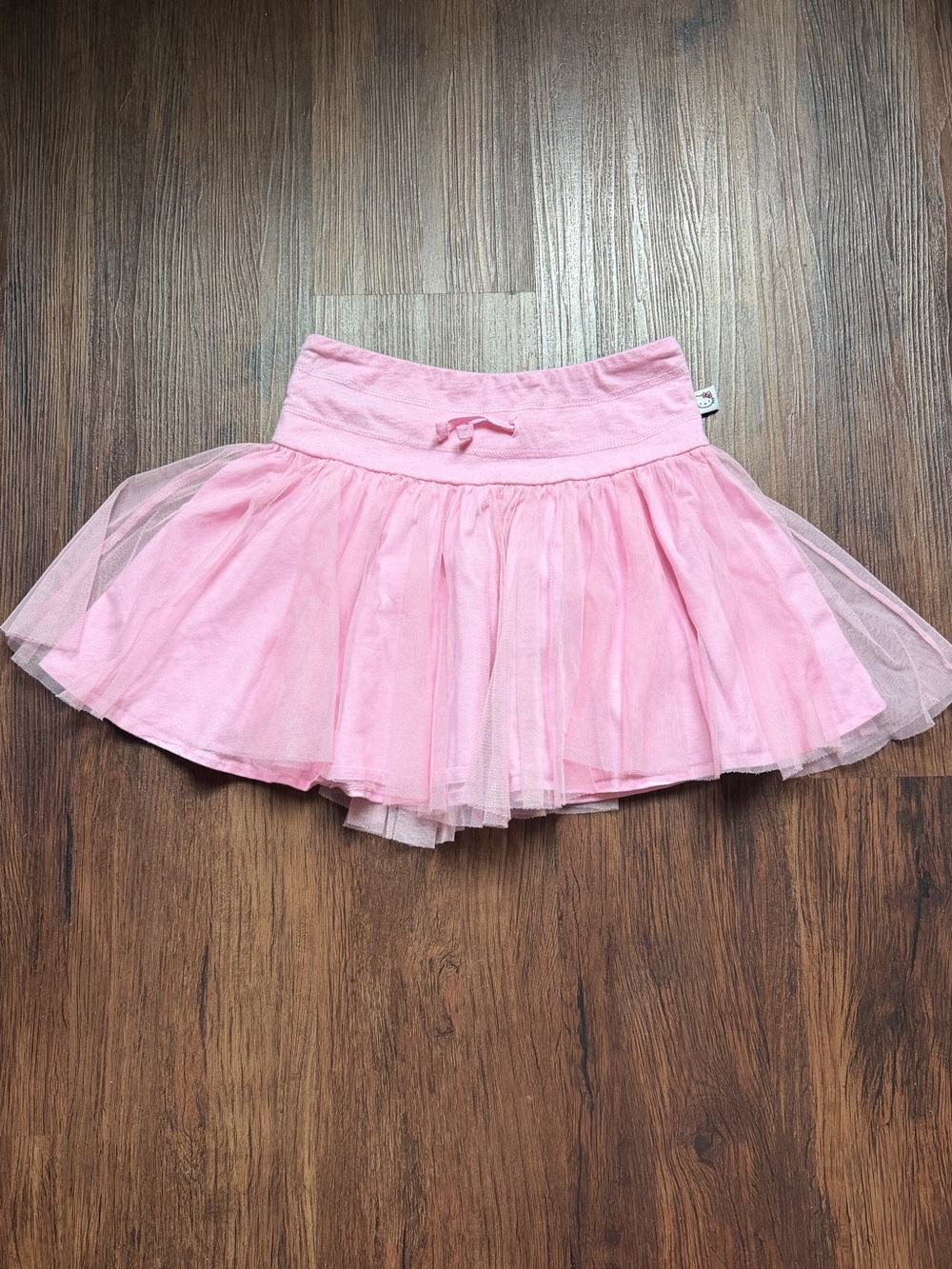 Hello Kitty Girls Pink Tulle Layered Skirt